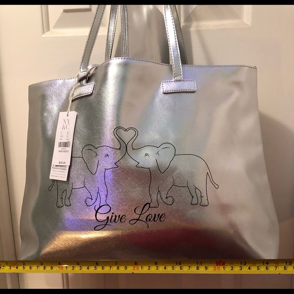 St.Jude Metallic Tote Bag - Picture 3 of 8